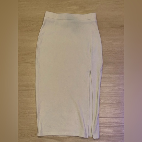 SHEIN Dresses & Skirts - SHEIN Cream Pencil Skirt